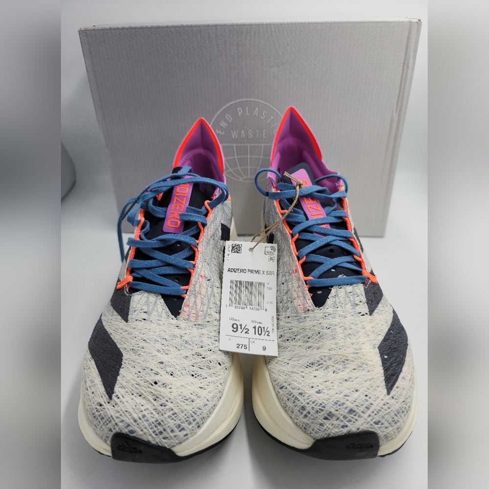 M9.5 - Adidas Adizero Prime X Strung, Off White Pulse Lilac, GX6675